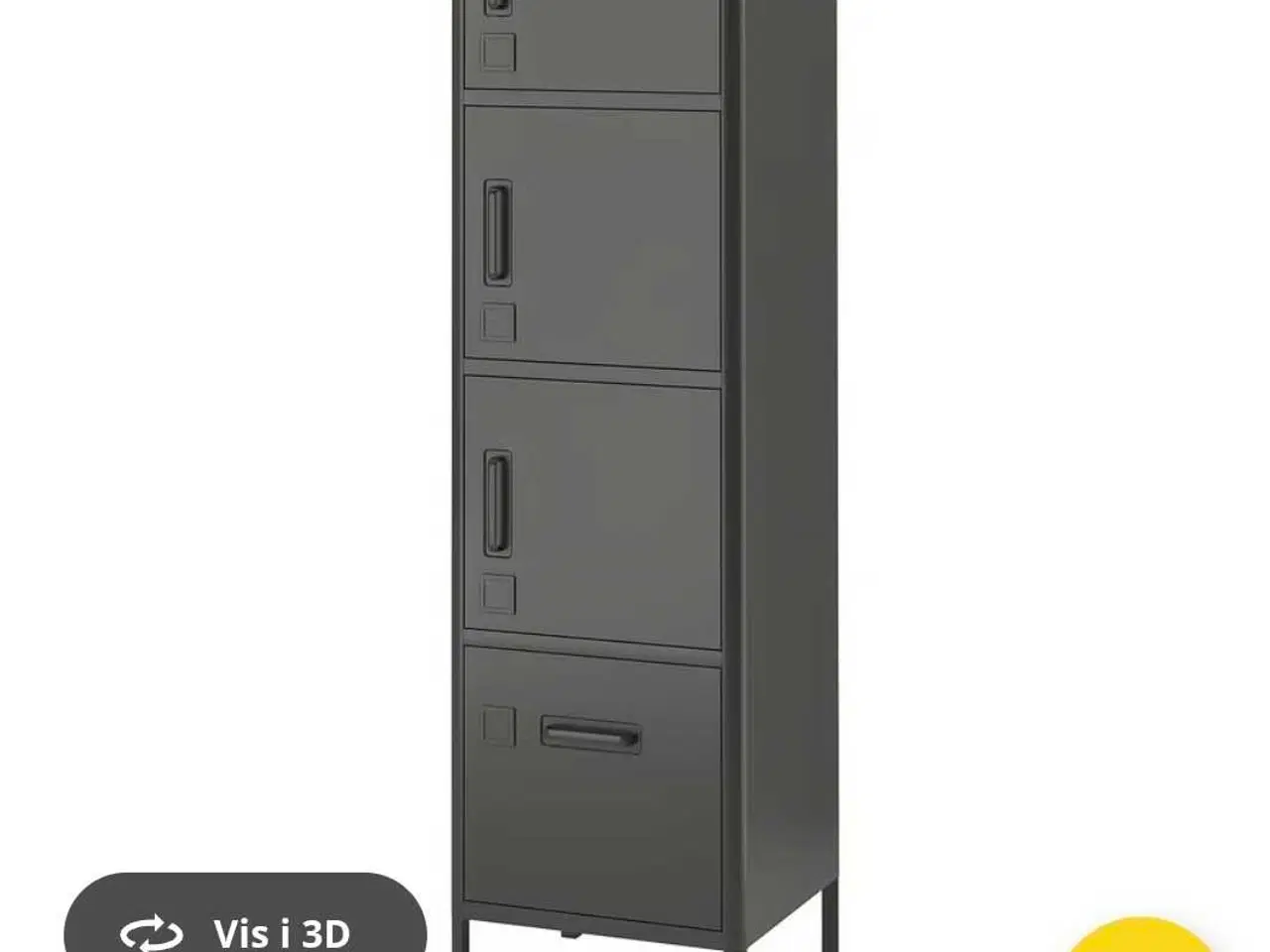 Billede 2 - IDÅSEN IKEA skab med lås