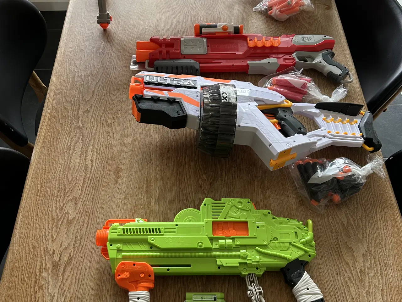 Billede 1 - Fede Nerf legetøjsgeværer med skud
