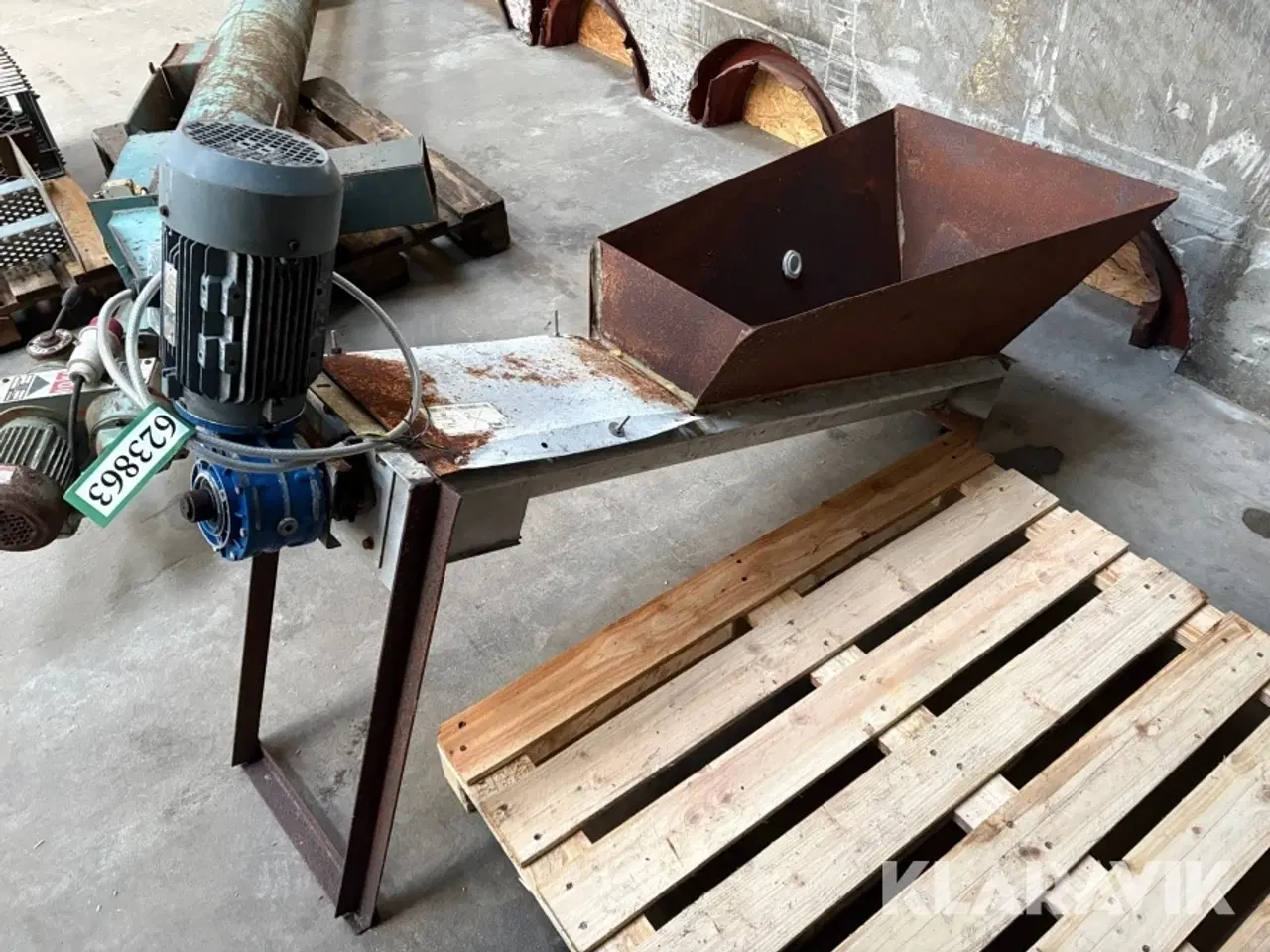 Billede 1 - Transportsnegl med tragt