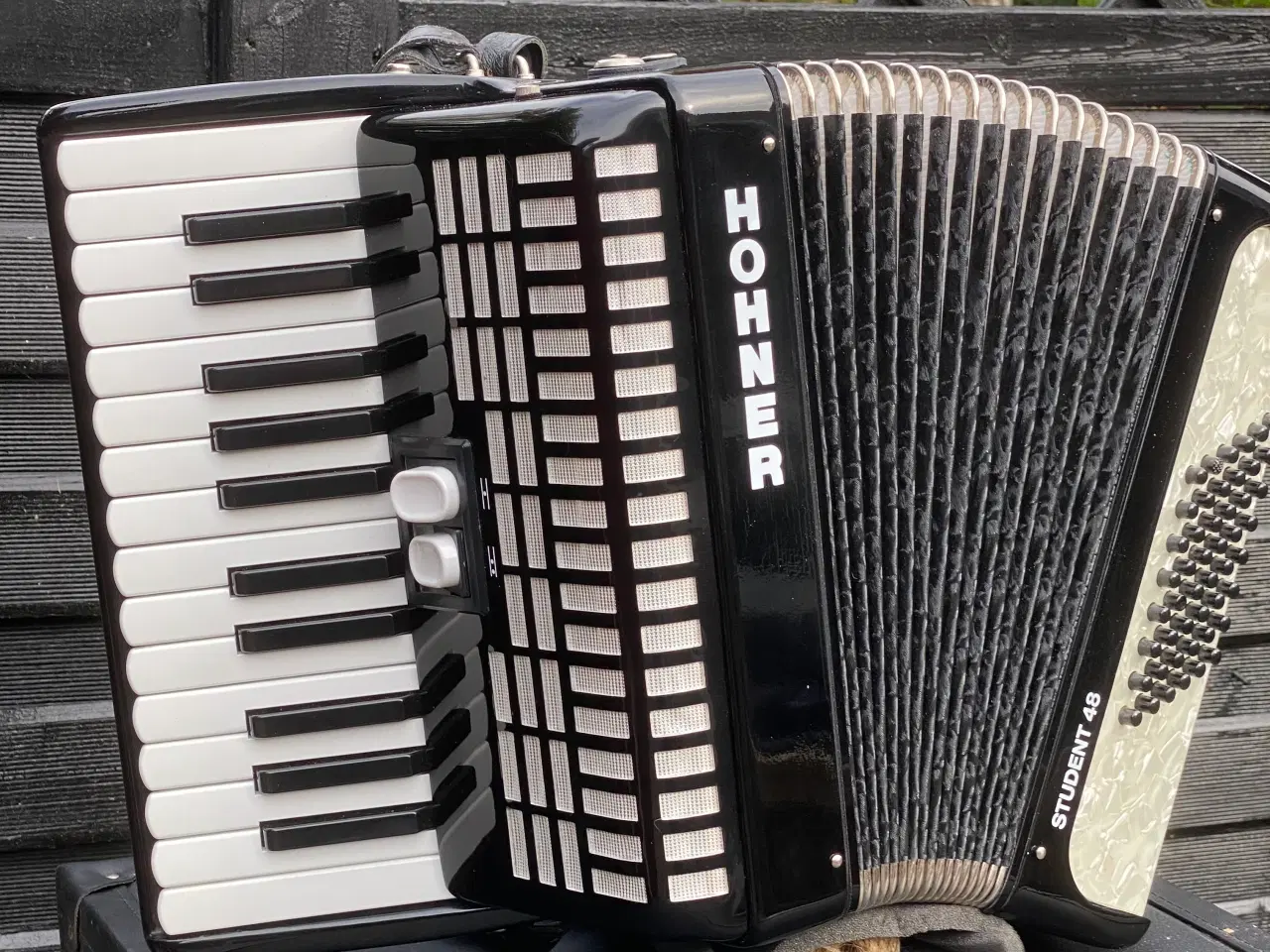 Billede 4 - Denne brugt Hohner Student 48 Tangent harmonika 