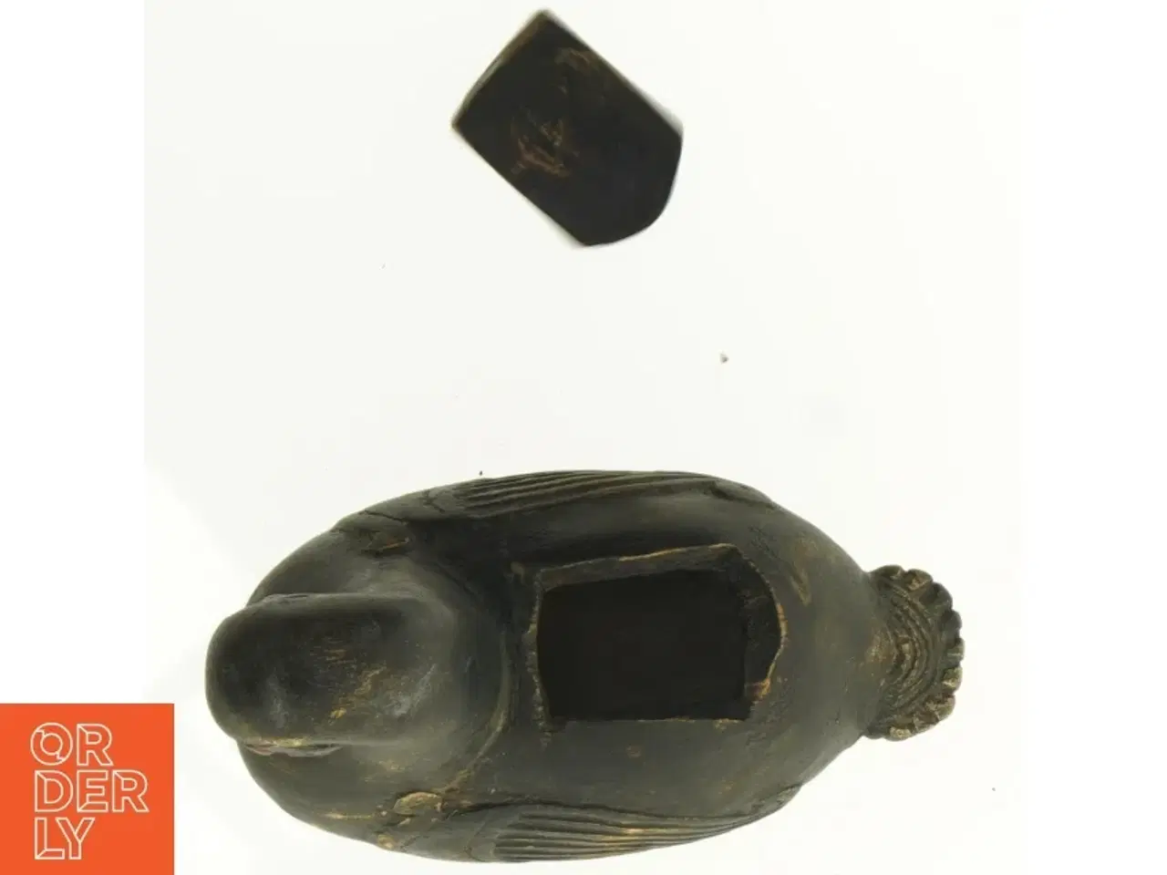 Billede 9 - Antik Træ Æske med låg i form som And (str. 10 x 15 cm)