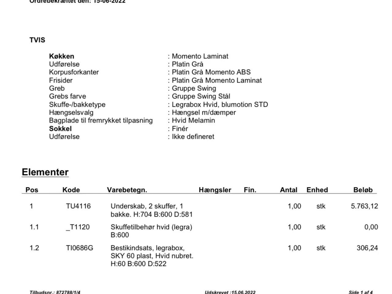 Billede 9 - Køkkenmodul 60 cm