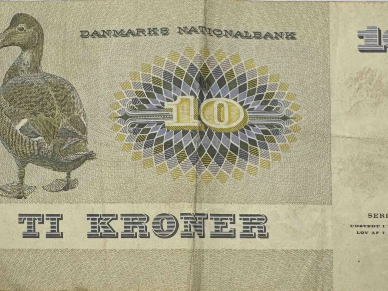 Billede 2 - 10 krone, 1977, Edderfugl, B5, 1