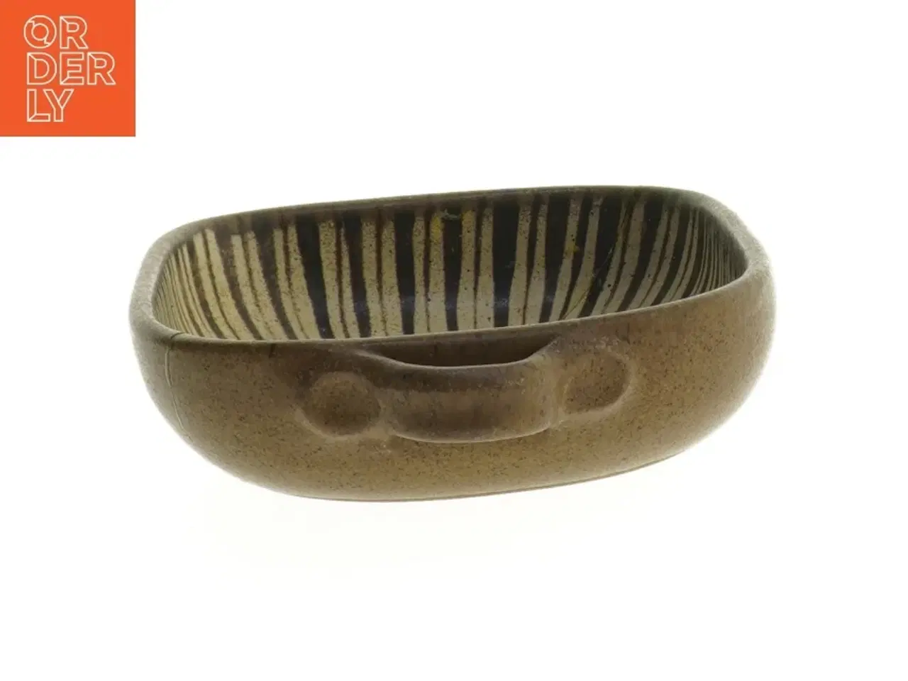 Billede 2 - Keramisk fad med håndtag fra Dybdahl (str. 18x14,5 cm)