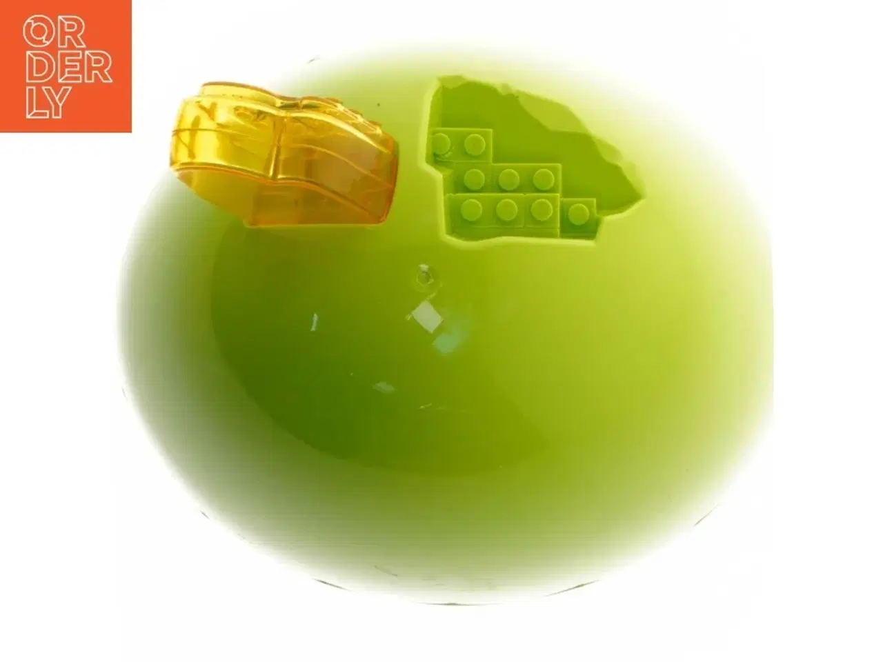 Billede 6 - Grøn plastikæg med byggesæt indeni fra Zuru (str. 23 cm)