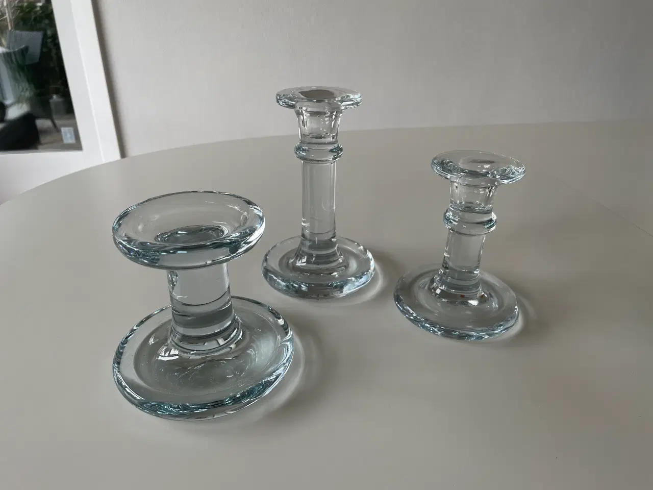 Billede 2 - Flotte lysestager fra HOLMEGÅRD GLASVÆRK