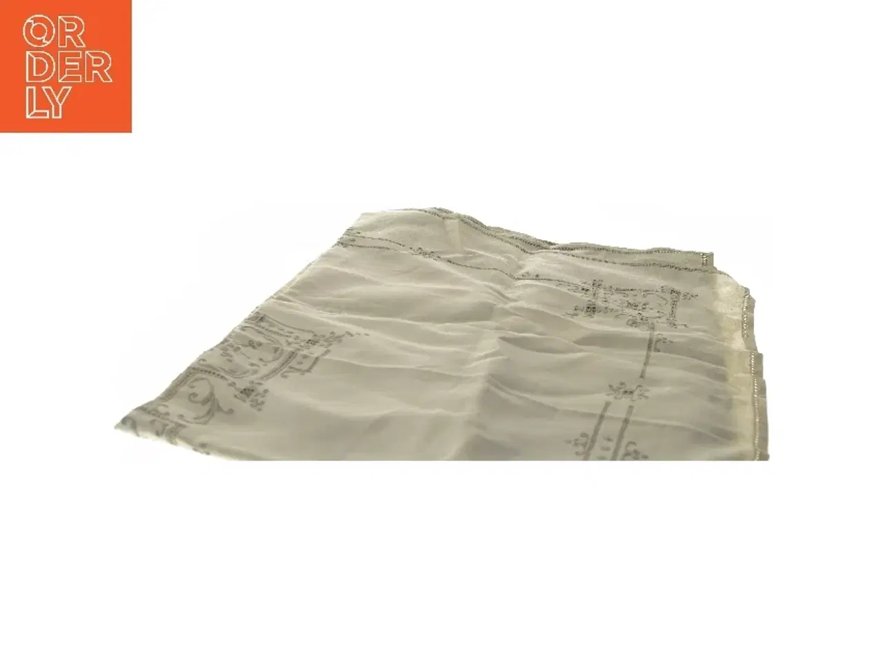 Billede 3 - Borddug med broderi (str. 170x130 cm)