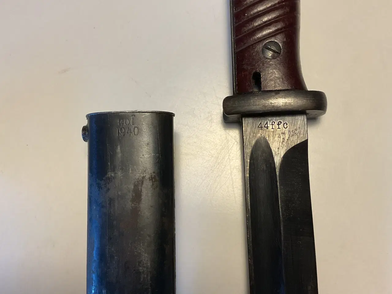 Billede 5 - Gammel tysk K98 bajonet fra 2. Verdenskrig