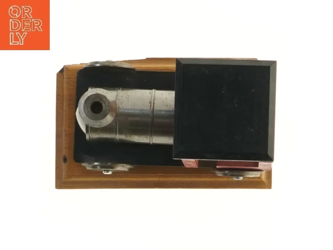 Billede 2 - Dekorationstog i metal og træ (str. 18x11 cm)