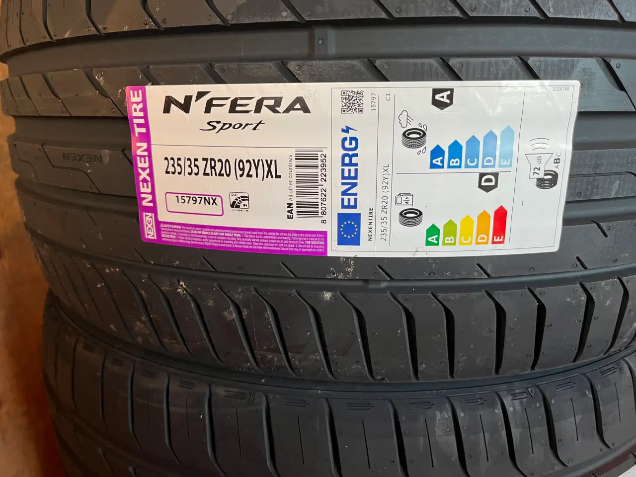 Billede 2 - 4 stk. NEXEN N’Fera sport 235/35ZR20