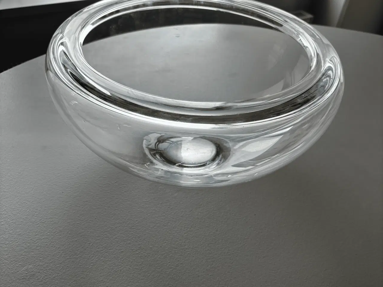 Billede 1 -  Holmegaard Glasskål Stor Udgave