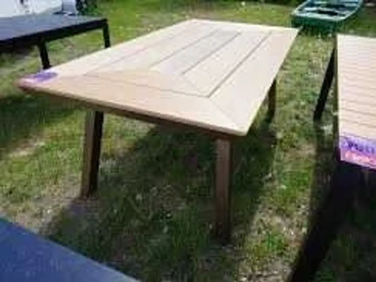 Billede 3 - Cadiz havebord - teak look 200x100 cm