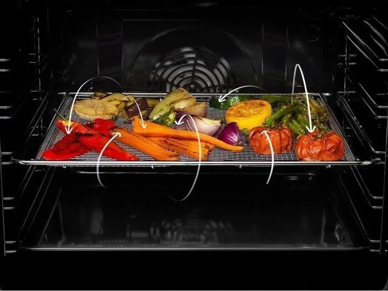 Billede 5 - Airfry-bakke til ovn – Electrolux E9OOAFWM, rustfrit stål, sølv