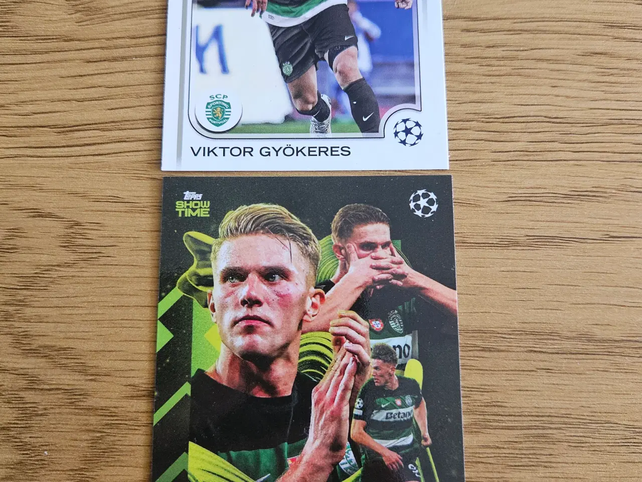 Billede 1 - Fodboldkort x2 Viktor Gyokers  Topps Champions Lea