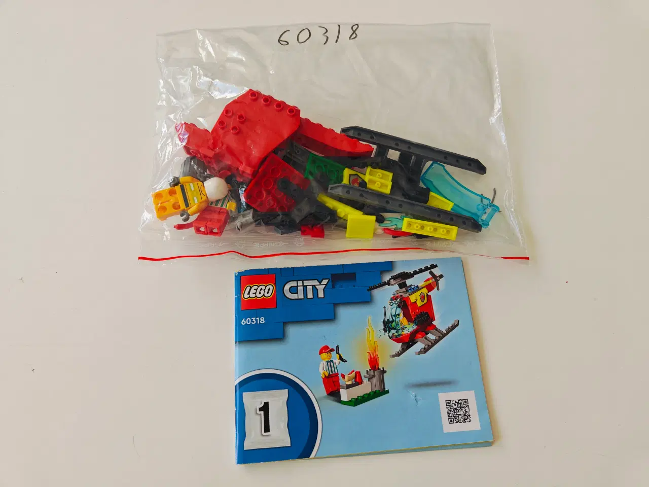 Billede 2 - LEGO City Brandslukningshelikopter 60318 100% komp