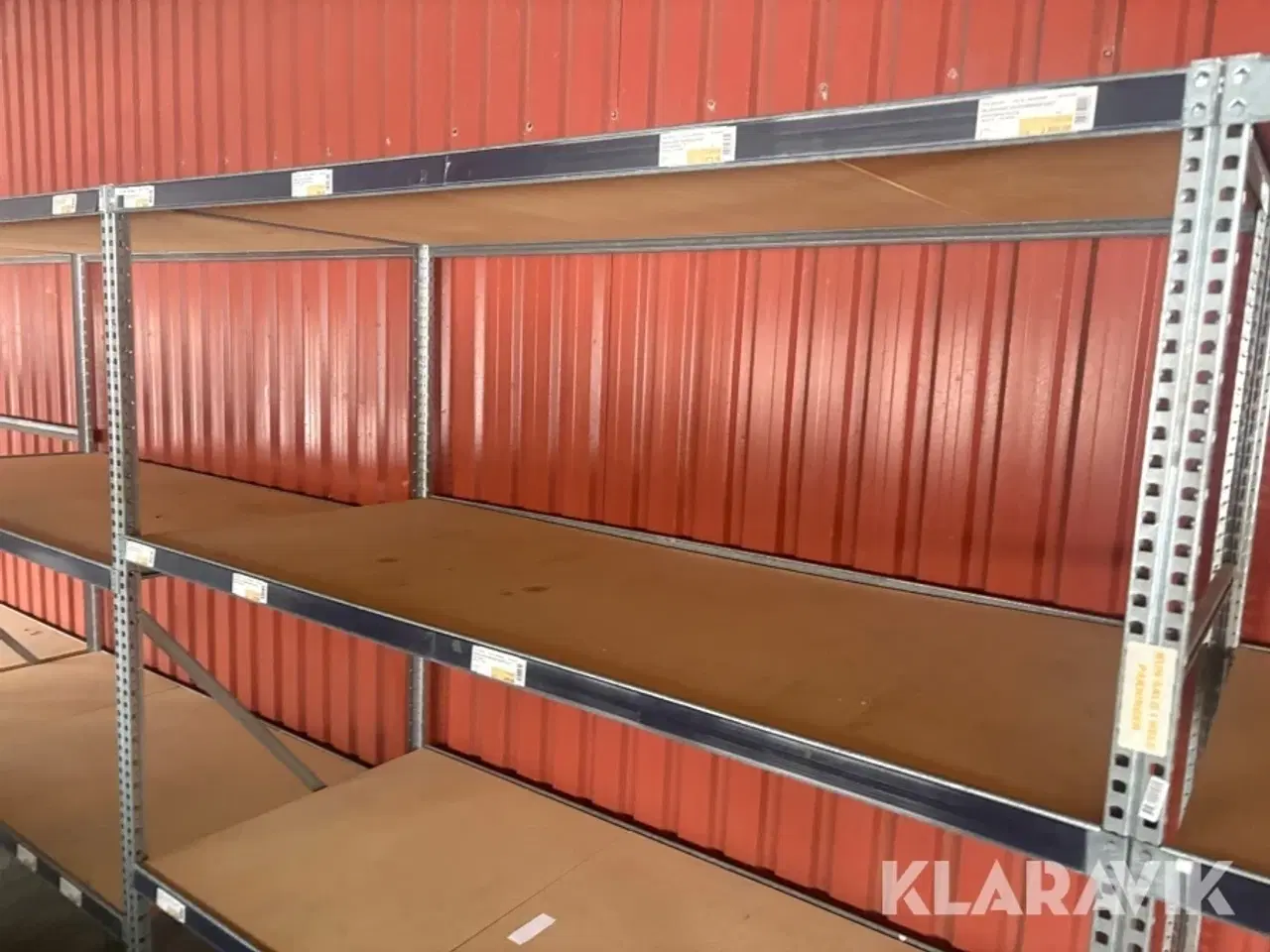 Billede 5 - Reoler - 4 ens sektioner, 11 hylder i alt