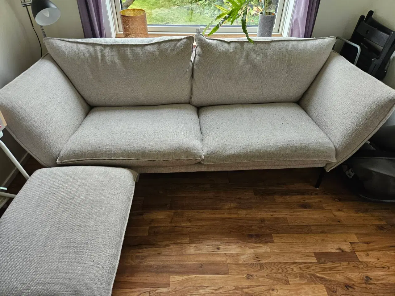 Billede 4 - Sofa med chaiselong