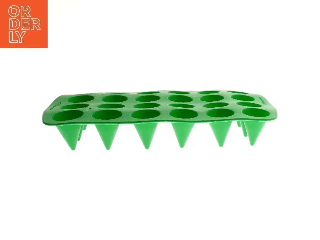 Billede 1 - Grøn konisk silikoneform (str. 33,5x21,5 cm)