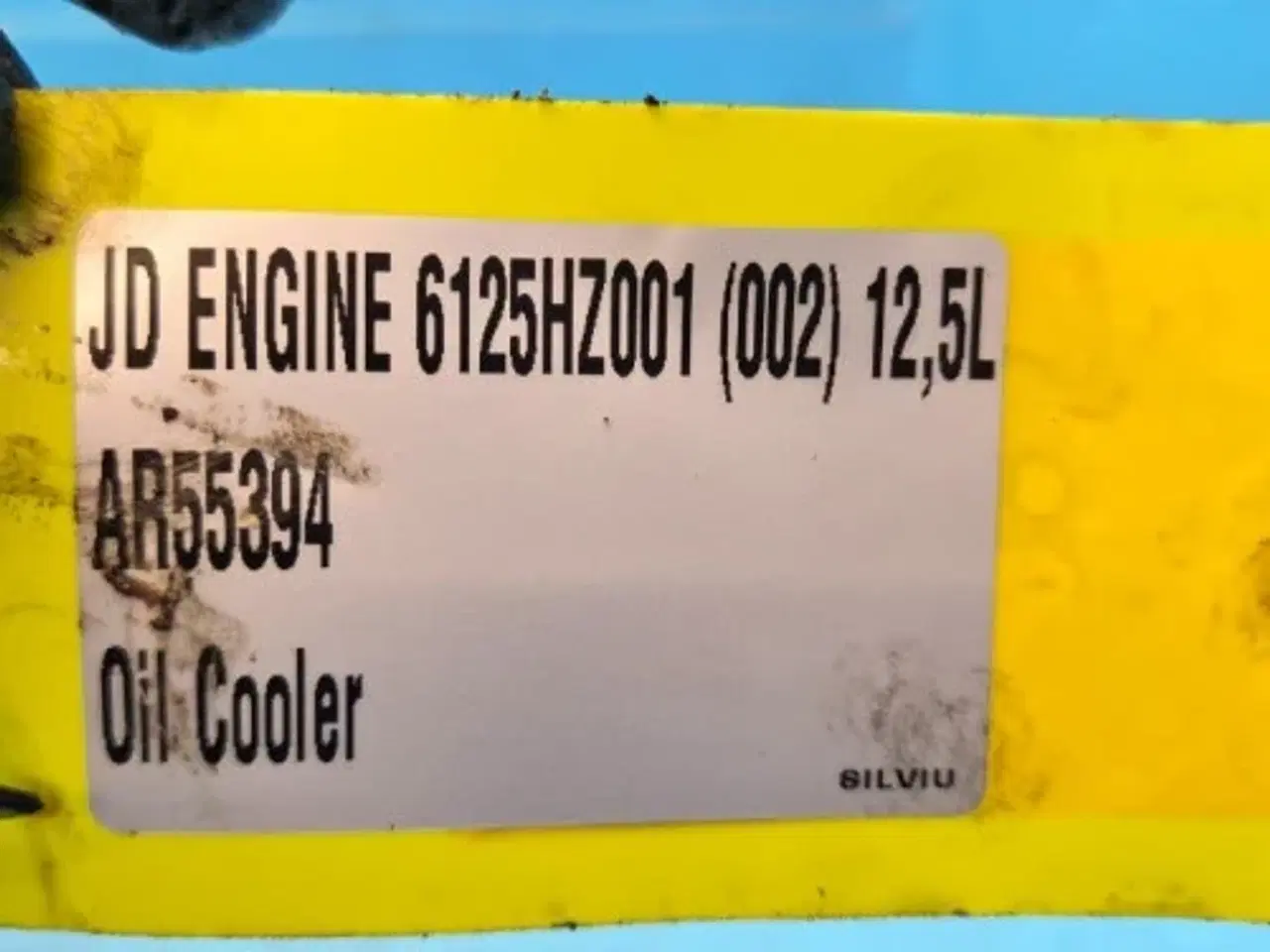 Billede 2 - John Deere 6125HZ001 Oliekøler AR55394