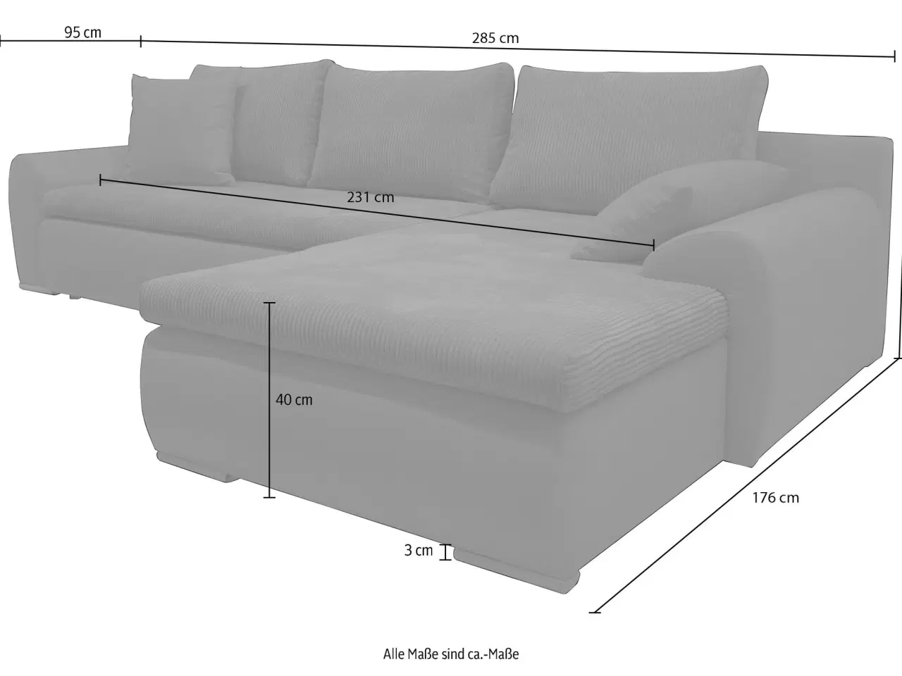 Billede 3 - Hjørnesofa  WIN