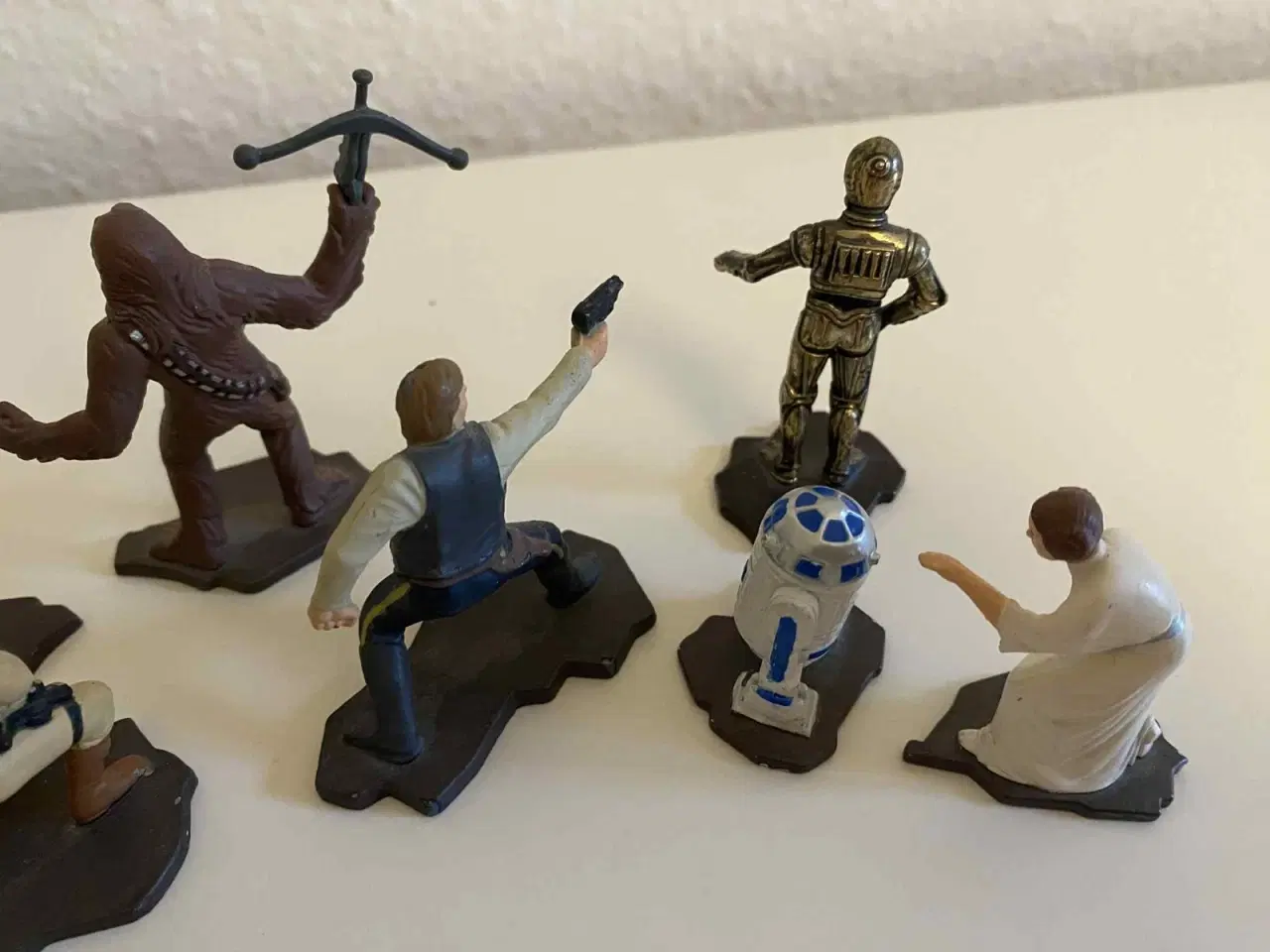 Billede 7 - Star Wars støbte metal samlerfigurer 1994 Lot