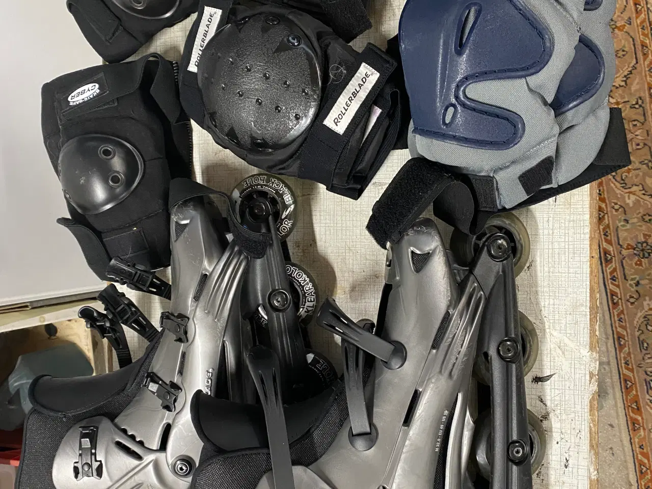 Billede 1 - Rollerblade inliner Abec 3 incl. beskyttere