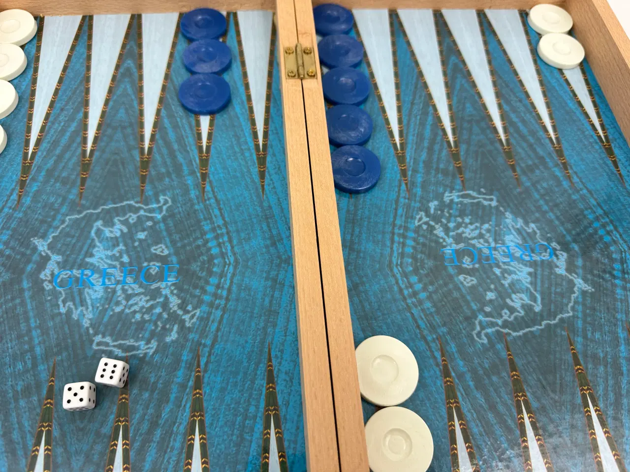 Billede 5 - Stort backgammon i trækasse