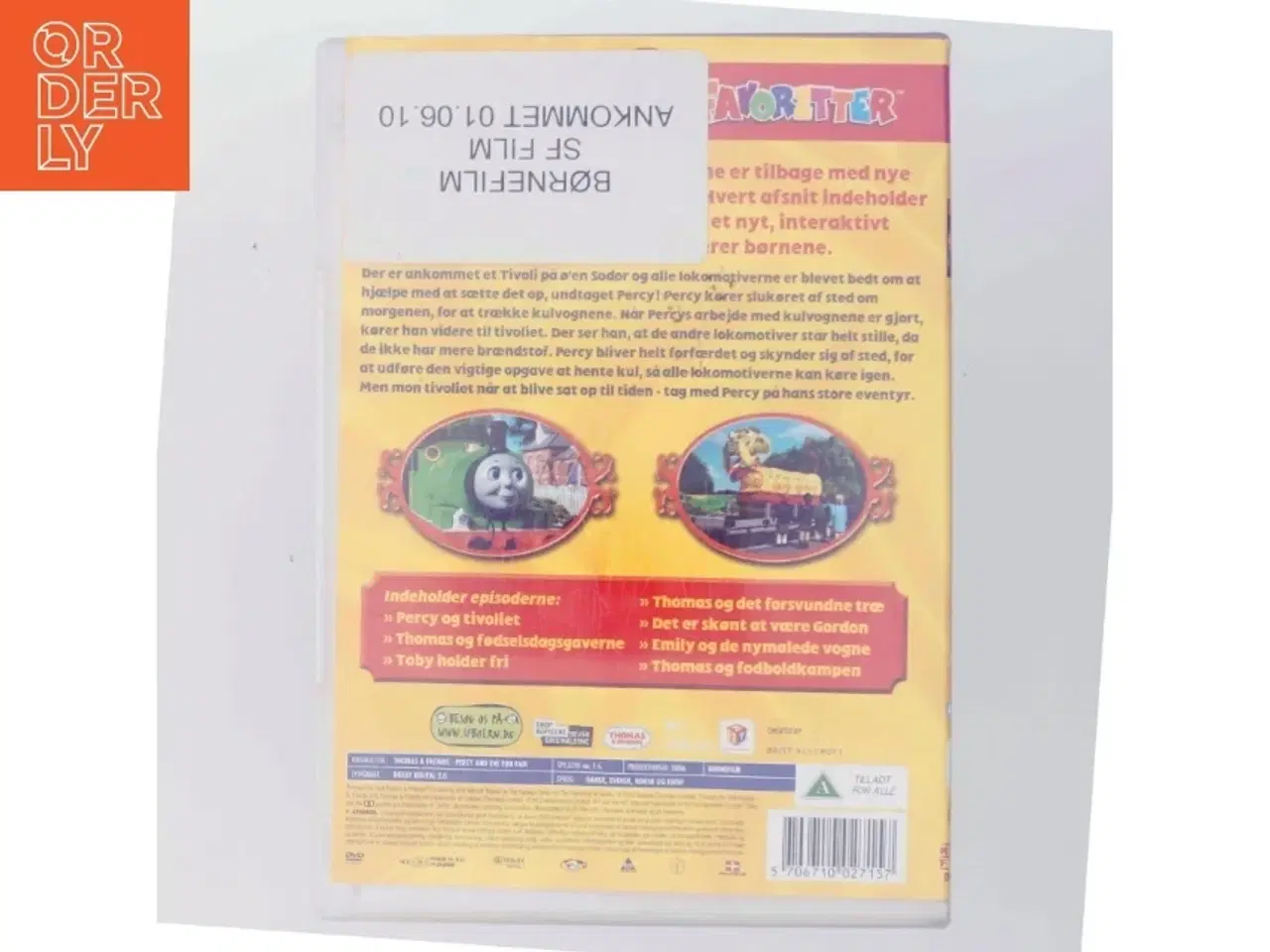 Billede 3 - Percy & Tivoliet med Dansk fortæller: Povl Dissing (DVD)