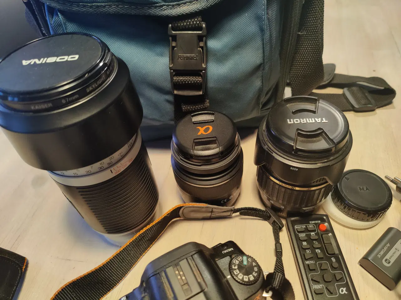 Billede 3 - Sony A390 spejlreflekskamera + 4 objektiver + task