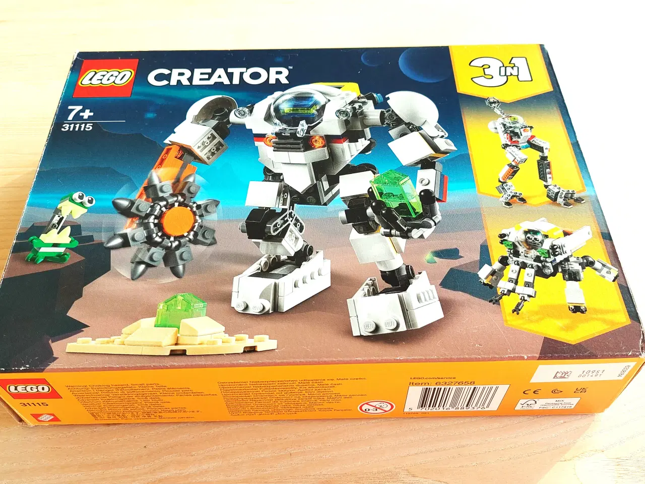 Billede 1 - LEGO Creator - Rum-minerobot 31115