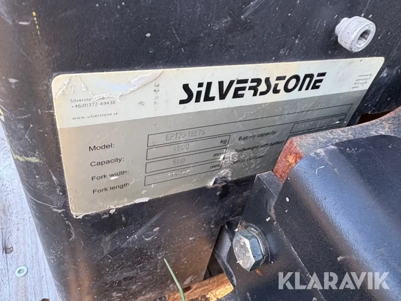 Billede 12 - Palleløfter Silverstone EPT20-15ETS