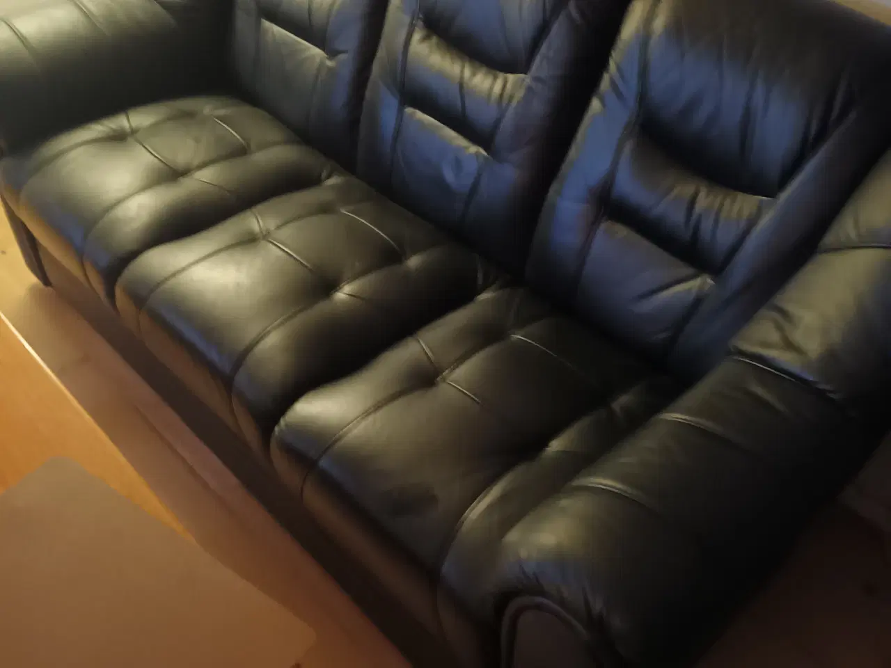 Billede 4 - Læder sofa