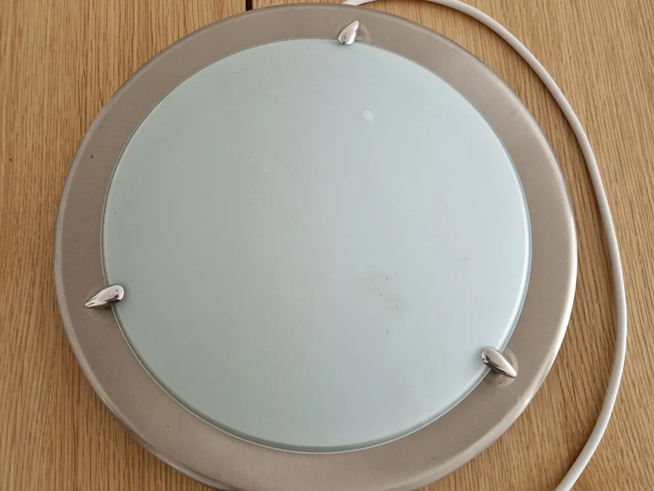 Billede 1 - IKEA Loftlampe Rund Glas