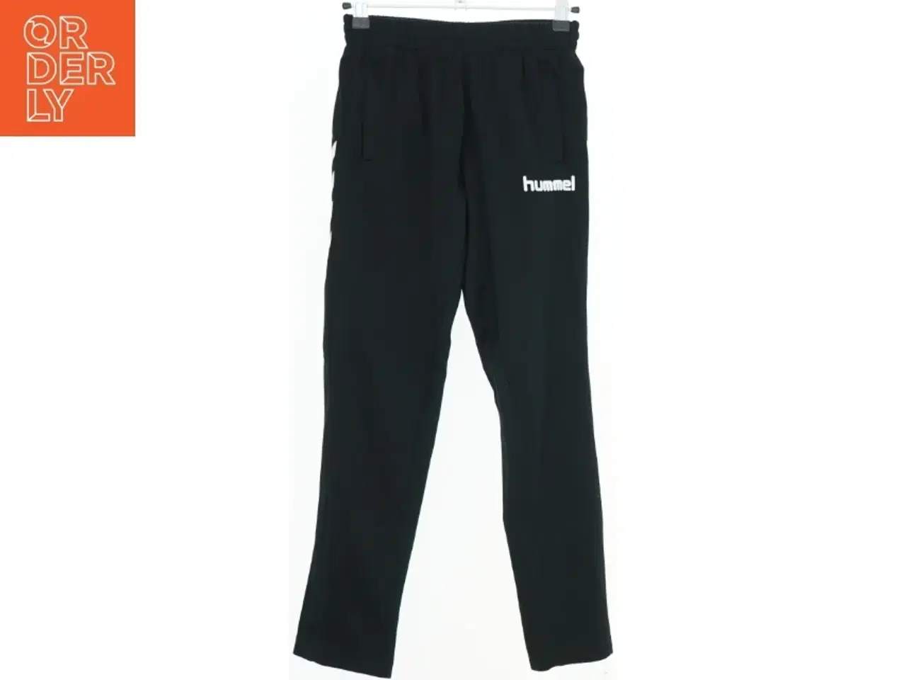 Billede 1 - Sporty sorte bukser med lynlås fra Hummel (str. 152)