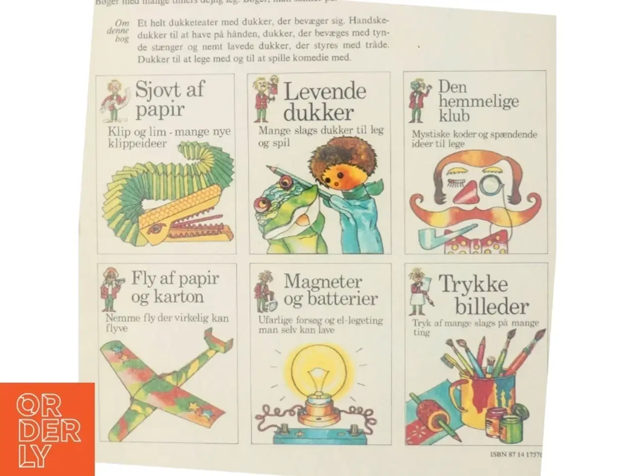 Billede 3 - Bog om kreativ leg med dukker fra Høst & Søn