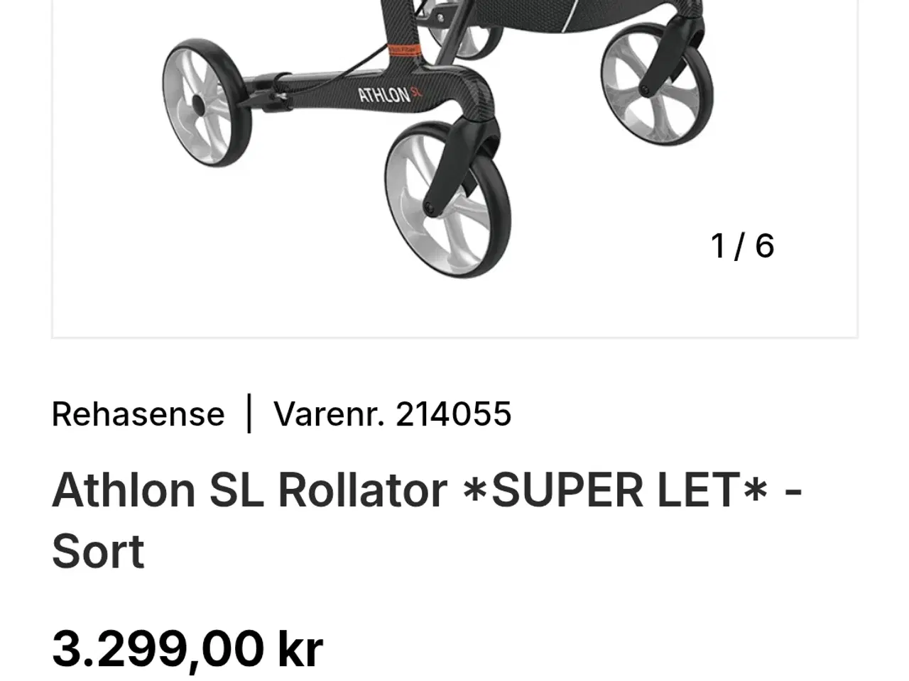 Billede 2 - Rollator, letvægt 