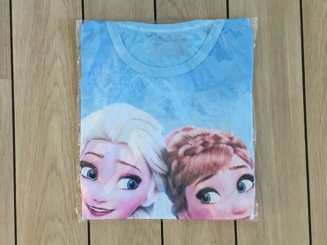 Billede 6 - Frost kjole str. 110 med Elsa og Anna i turkis 
