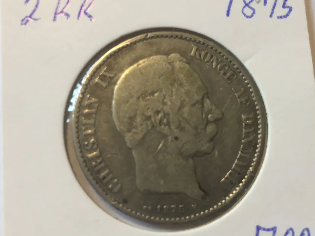 Billede 1 - 2 Kr. 1875 Sølv