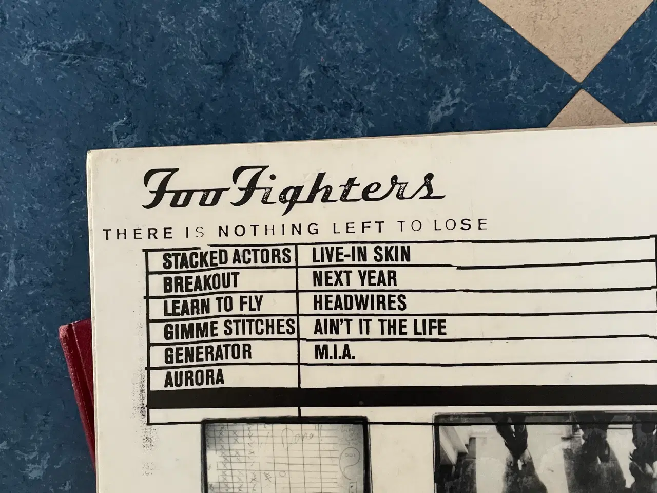Billede 4 - Foo Fighters noder, se tekst 