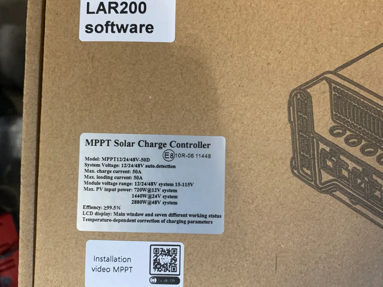 Billede 2 - Solar charge controllere MPPT 12/24/48-50D