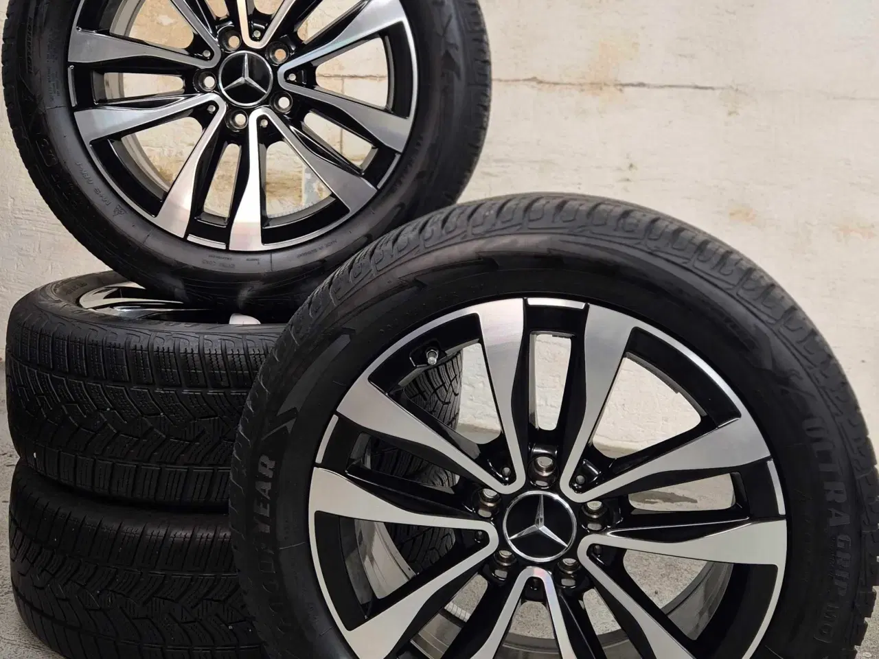 Billede 10 - 5x112 MERCEDES ORIGINAL ALUFÆLGE MED VINTERDÆK