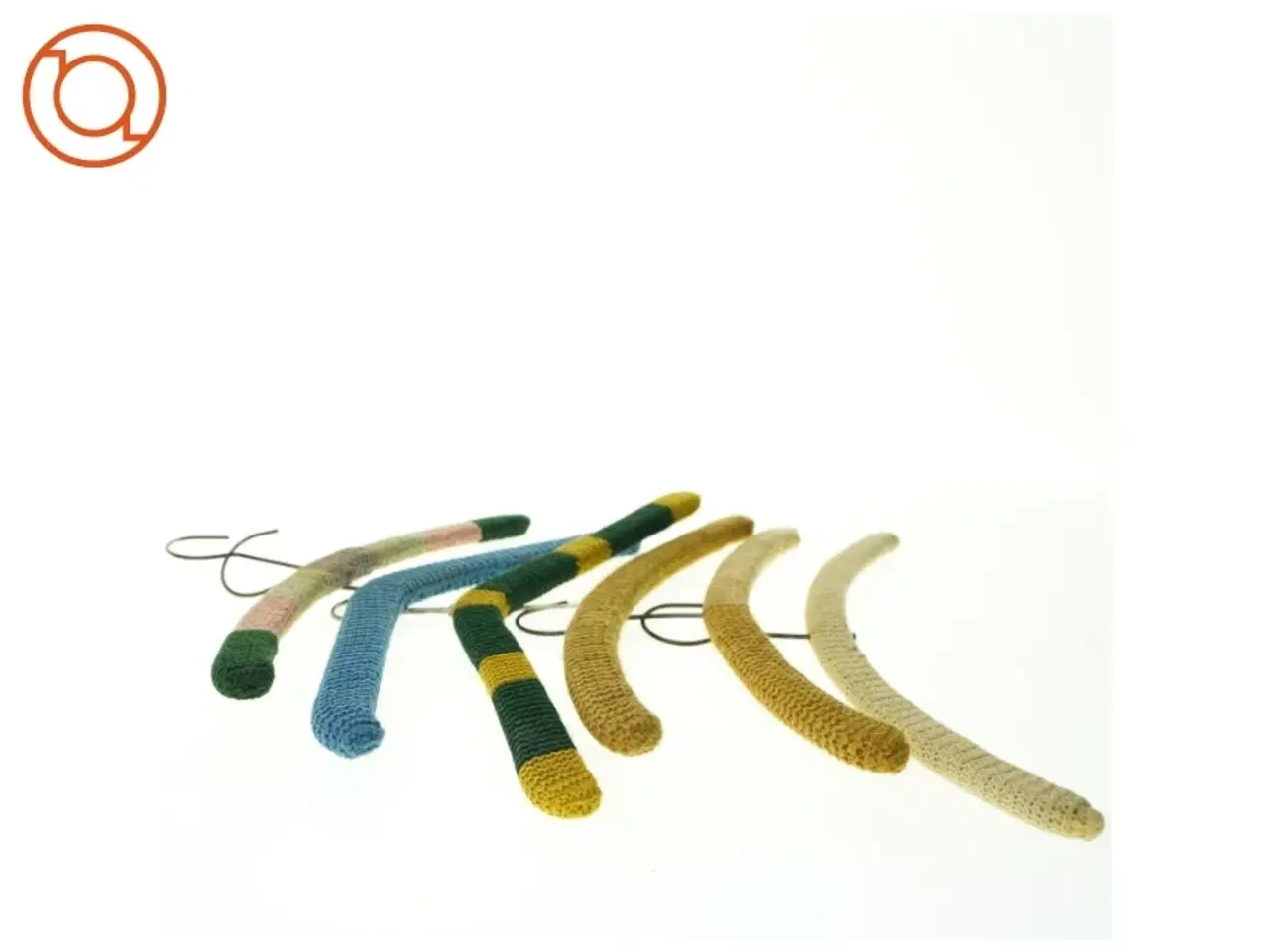 Billede 3 - Bøjler med betræk (str. 45 x 12 cm)