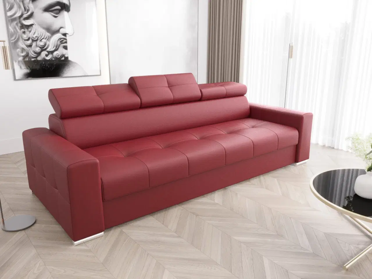 Billede 2 - MARGOT III TRE-PER. SOFA 273 CM