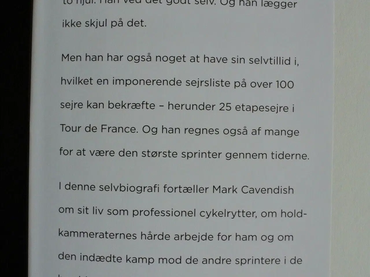 Billede 2 - mark cavendish - den hurtigste mand på to hjul, af