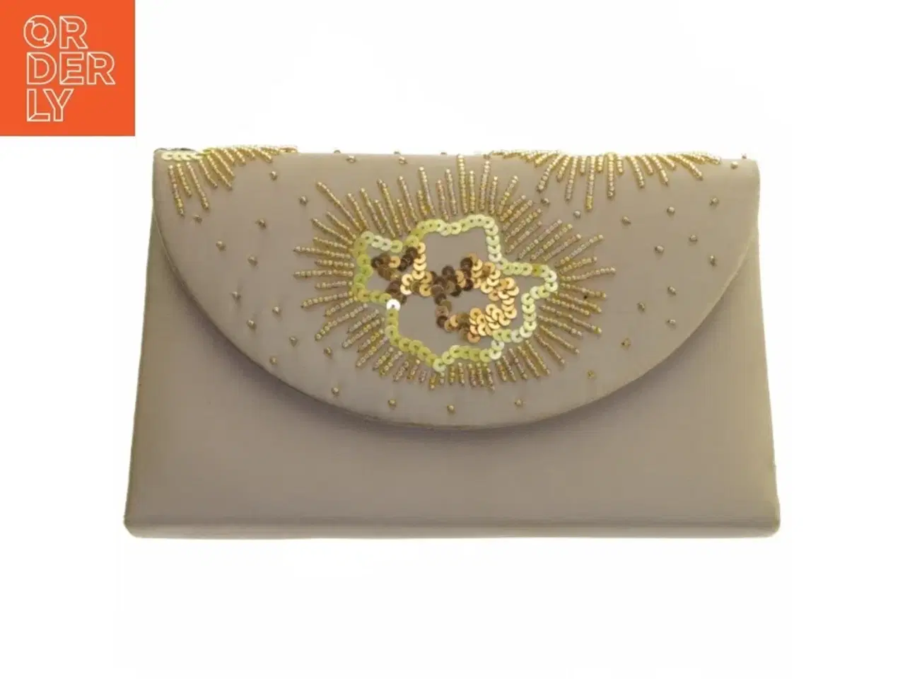 Billede 1 - Broderet clutch taske (str. 20x12 cm)