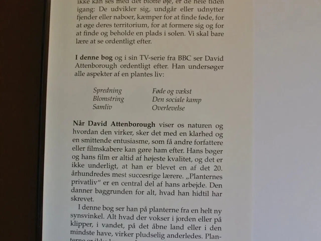 Billede 3 - planternes privatliv, af david attenborough