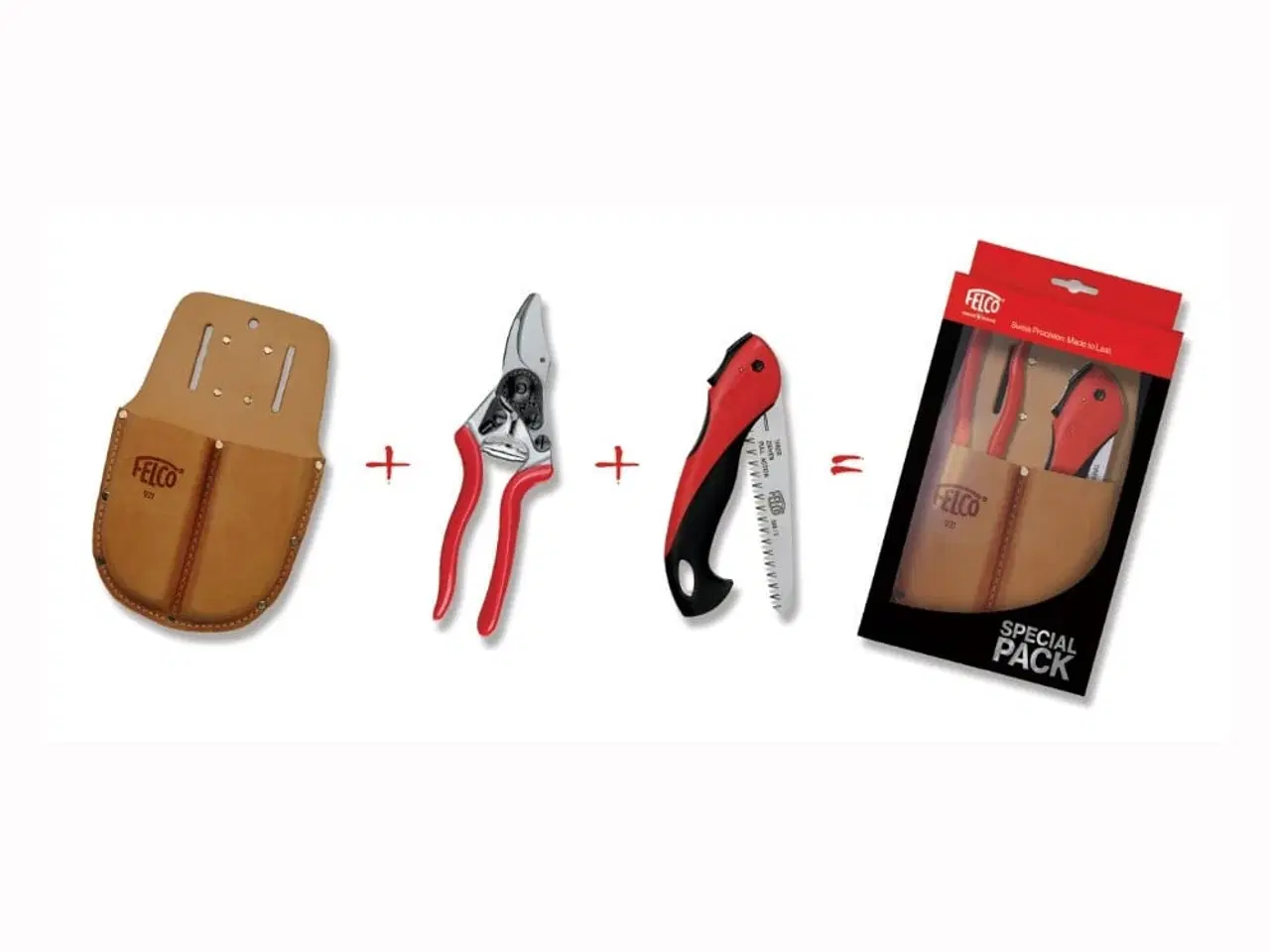 Billede 1 - Beskærerkit Felco Saks 6 + Sav 600 + Dobbelt skede