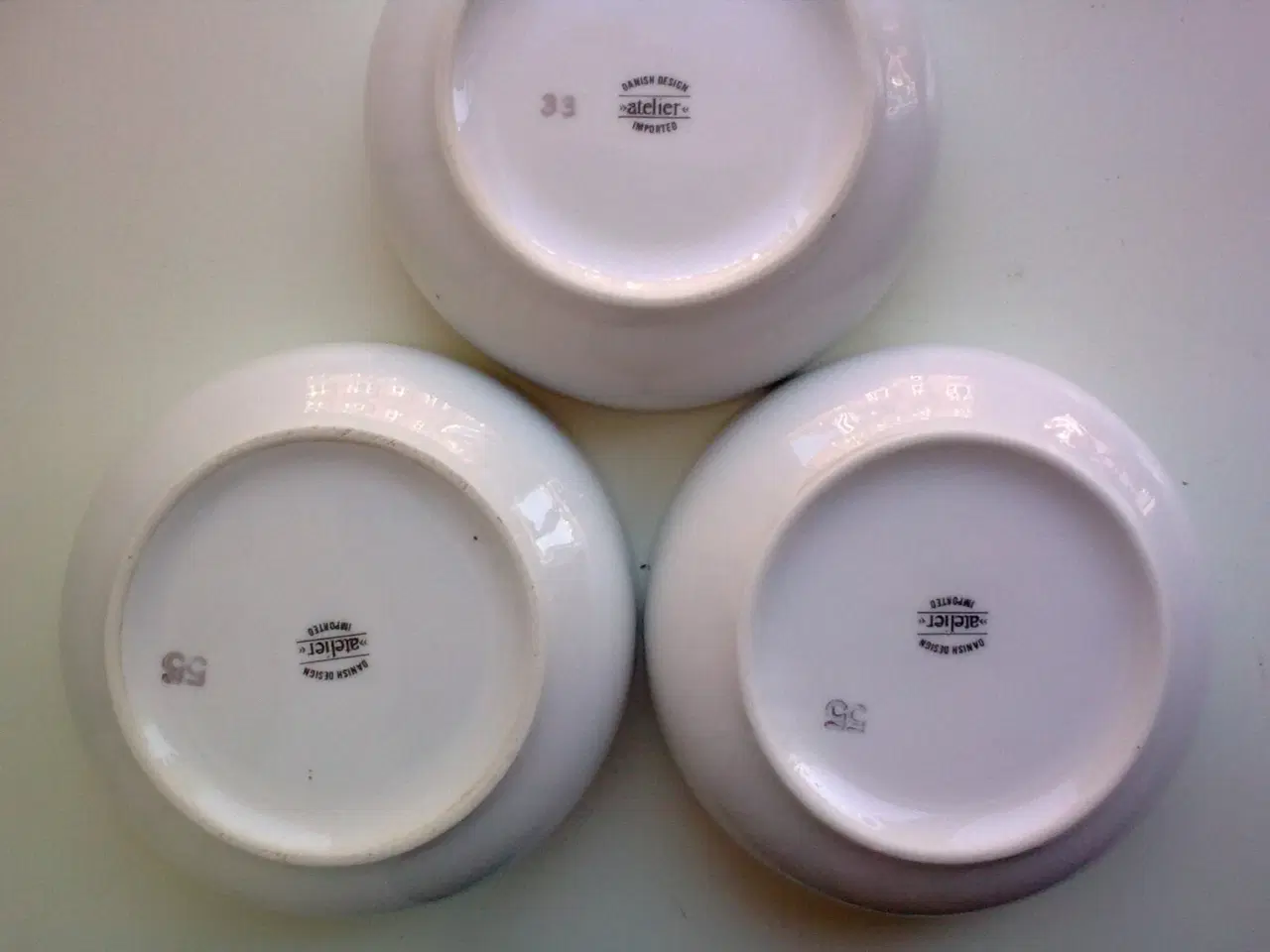 Billede 4 - Atelier Danmark skål m. kontrast kant