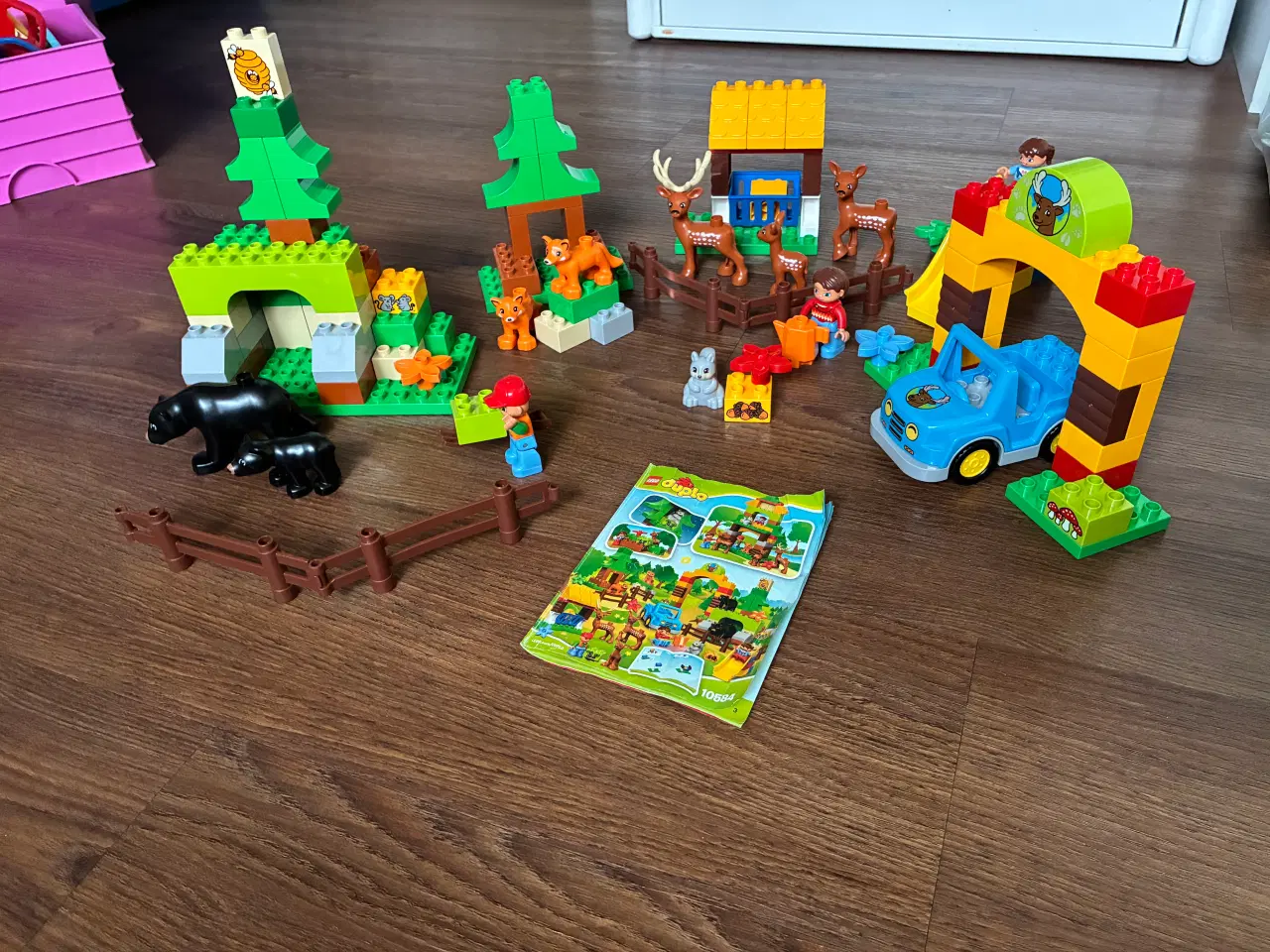 Billede 3 - Duplo skovtur med 3 figurer og 8 dyr