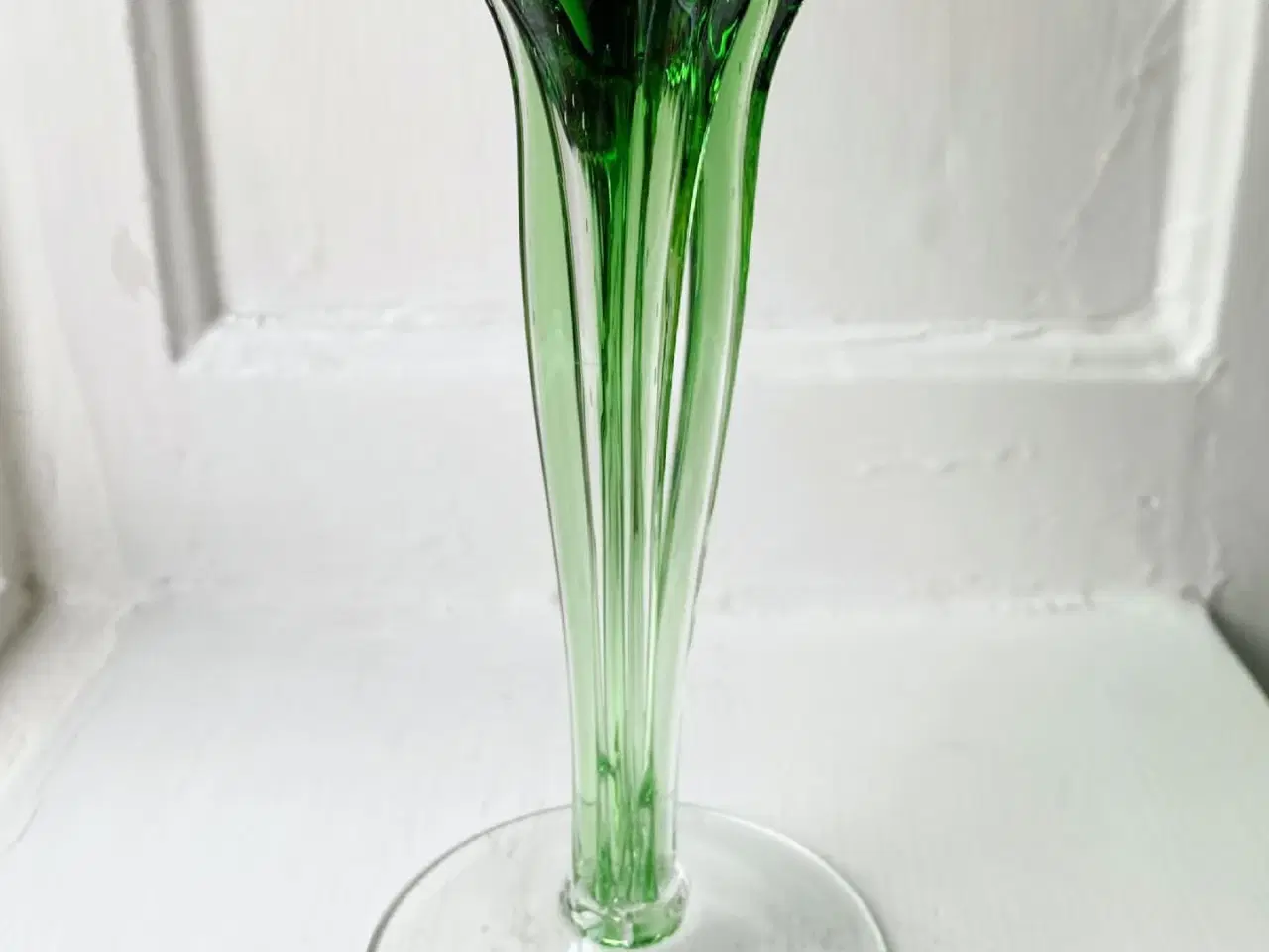 Billede 4 - Grønt glas med 3 tynde stængler